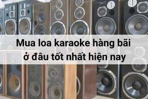 Mua loa karaoke hàng bãi ở đâu tốt nhất hiện nay?