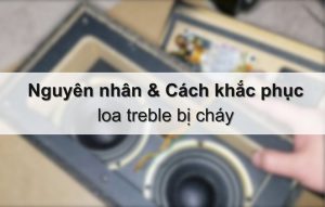 Nguyên nhân và cách khắc phục loa treble bị cháy