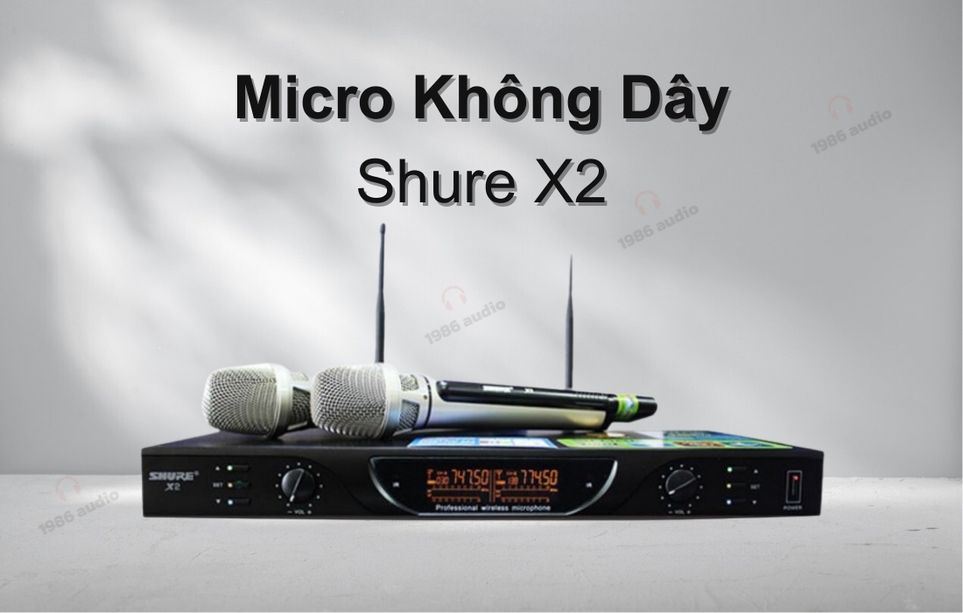 micro khong day shure x2 2