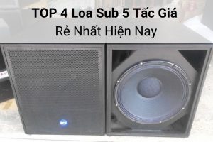 TOP 4 Loa Sub 5 Tấc Giá Rẻ Nhất Hiện Nay