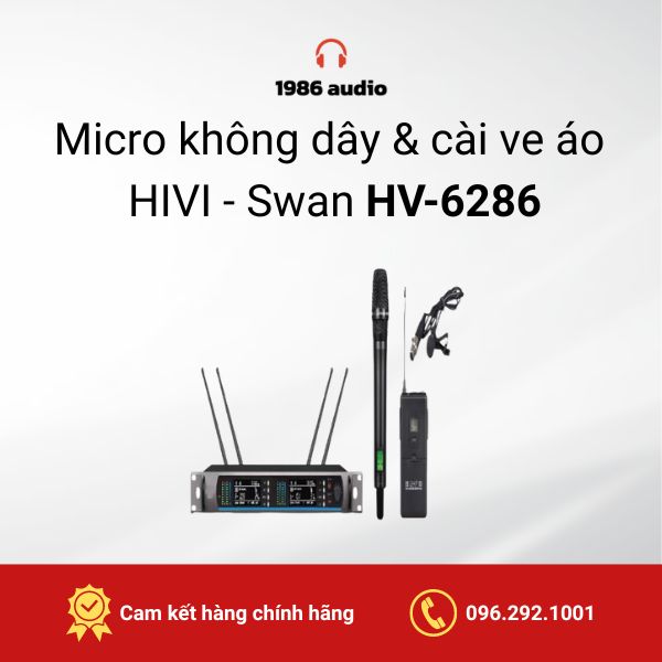 Micro không dây & cài ve áo HIVI Swan HV-6286